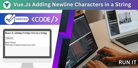 String Line Break Vue