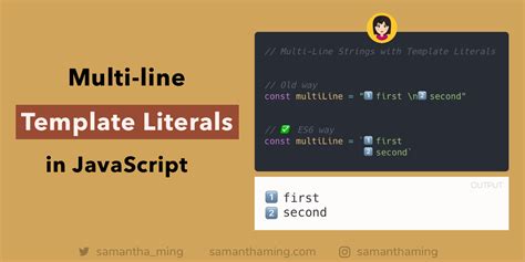 String Literal Example Javascript