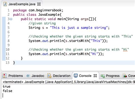 string method with example in java