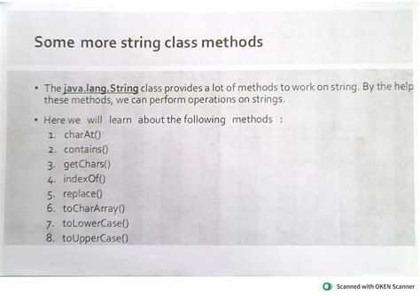 String Methods In Java W3Schools