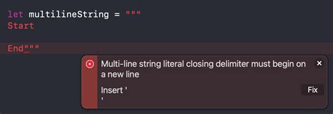 String New Line Swift