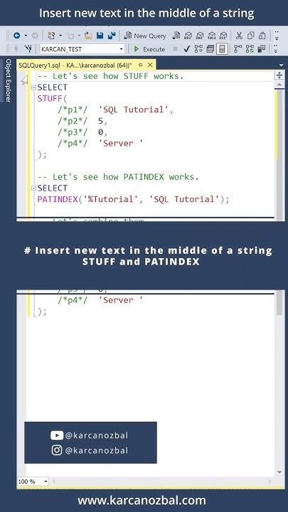 String New Line Tsql