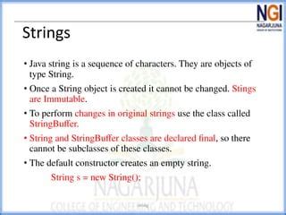 String Objects Are Immutable They Cannot Be Changed