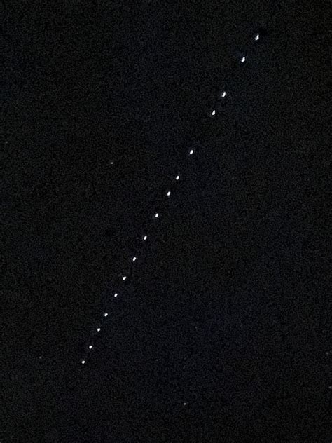 String Of Lights In The Sky Uk