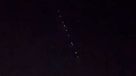 String Of Lights In The Sky What Is It