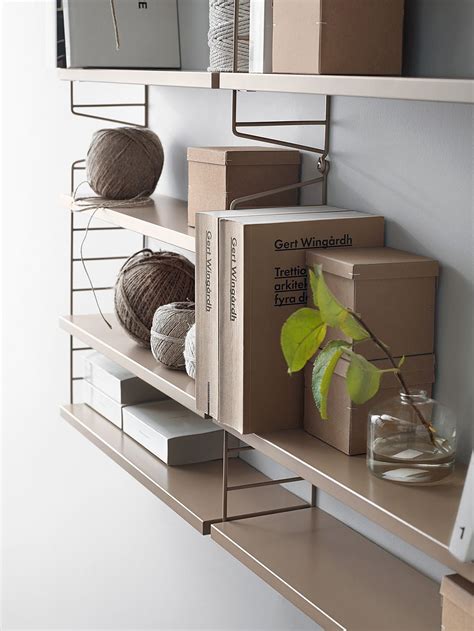 String Pocket Shelves Installation