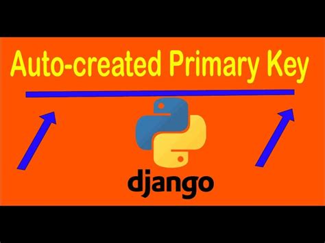 String Primary Key In Django