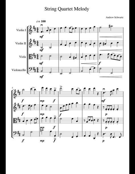 String Quartet Scores