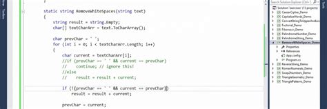 String Remove Empty Spaces C#
