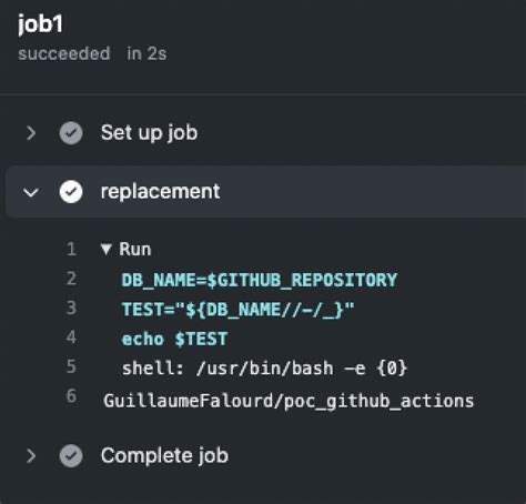String Replace Github Actions