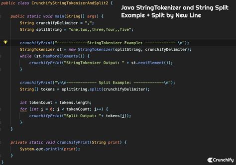string split example java