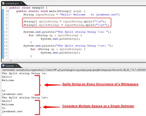 String Split Java Whitespace