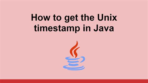 string to unix timestamp java