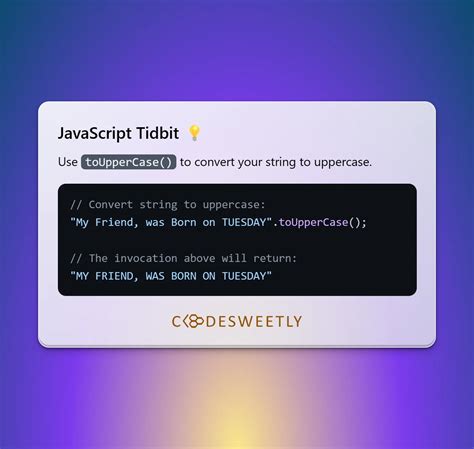 string to uppercase javascript