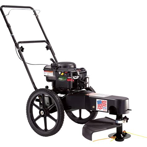 String Trimmer With Edger Wheel