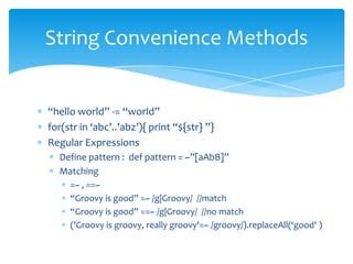 String Vs Def Groovy