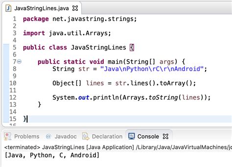 String.join With New Line Java