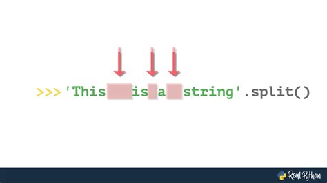string.split in python