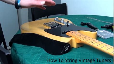 Stringing Vintage Tuners