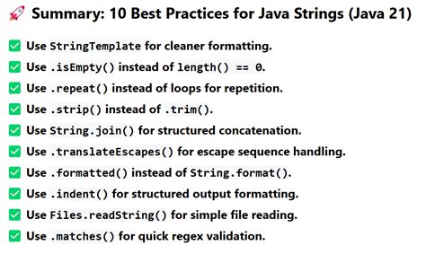 Strings For Java Developer
