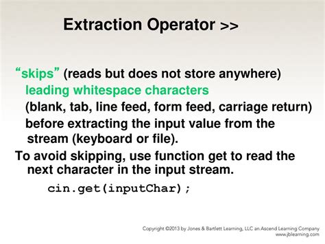 Stringstream Extraction Operator