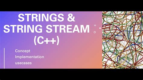 Stringstream Vs String Performance