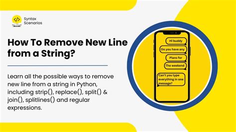 Strip String Of Newline Python