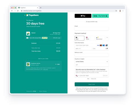 stripe checkout code