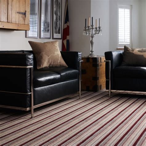 stripe fabric carpet