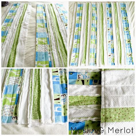 Striped Rag Quilt