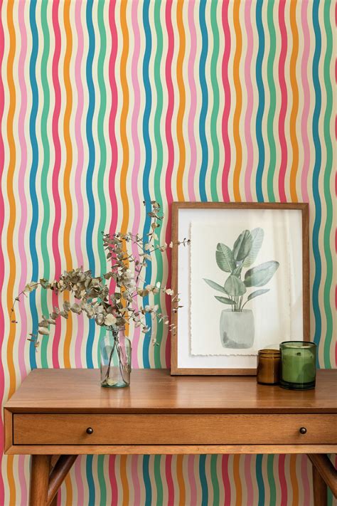 Striped Removable Wallpaper