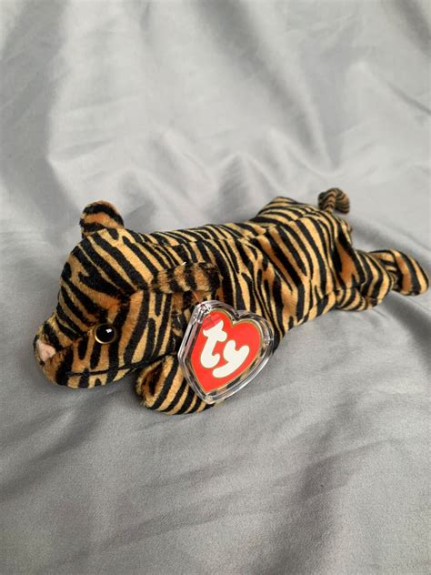 stripes the tiger beanie baby