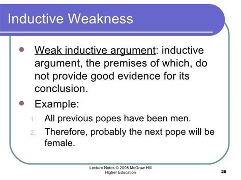 strong and weak inductive reasoning examples