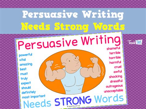 strong words to use in persuasive writing