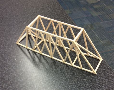 strongest truss bridge design balsa wood