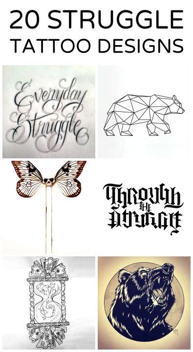 Struggle Tattoos Designs