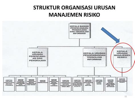 struktur organisasi manajemen resiko