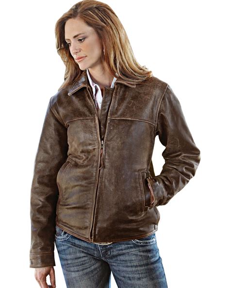 sts ranchwear women's rifleman leather jacket
