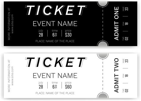 Stub Ticket Design