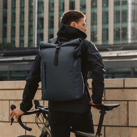 stubble and co roll top backpack