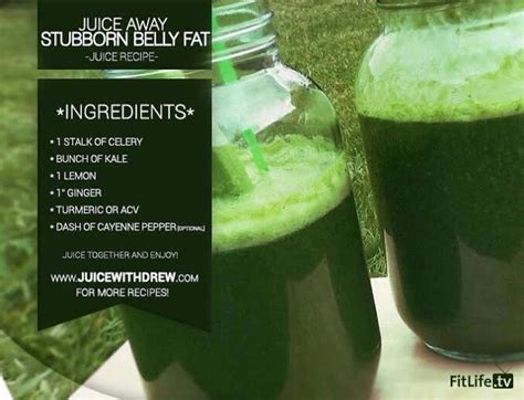 stubborn belly fat juice