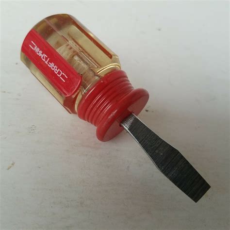 stubby flat head screwdriver