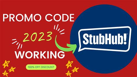 stubhub discount code 2023
