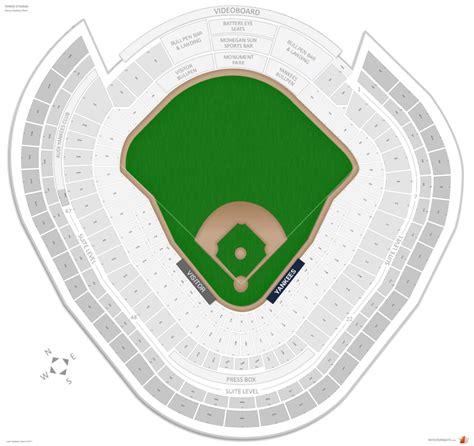 stubhub yankees tickets seating chart