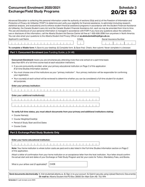student aid alberta part time application
