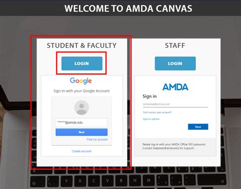 student canvas account login support