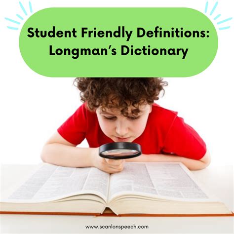 student friendly dictionary