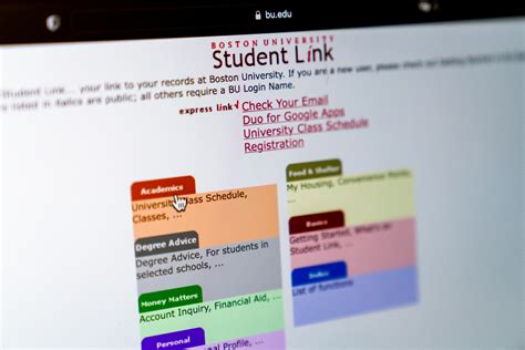 Student Link BU Access