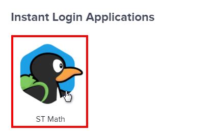 student login for st math
