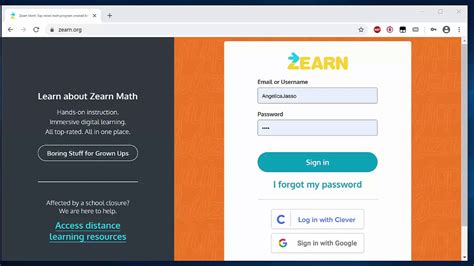 Student Login Zearn